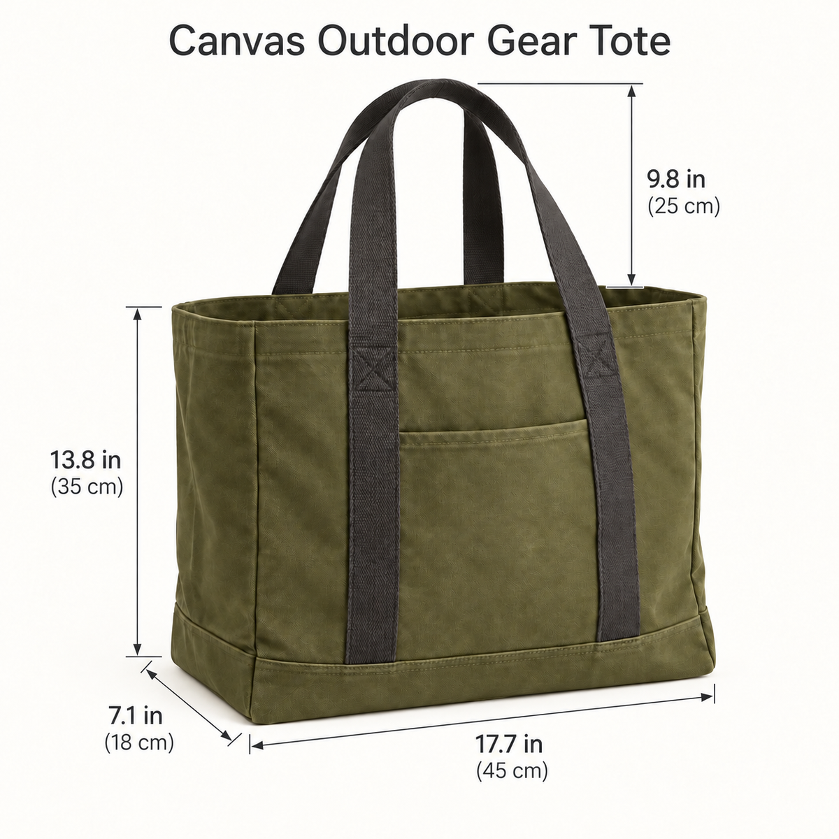 Canvas Outdoor Gear Tote
