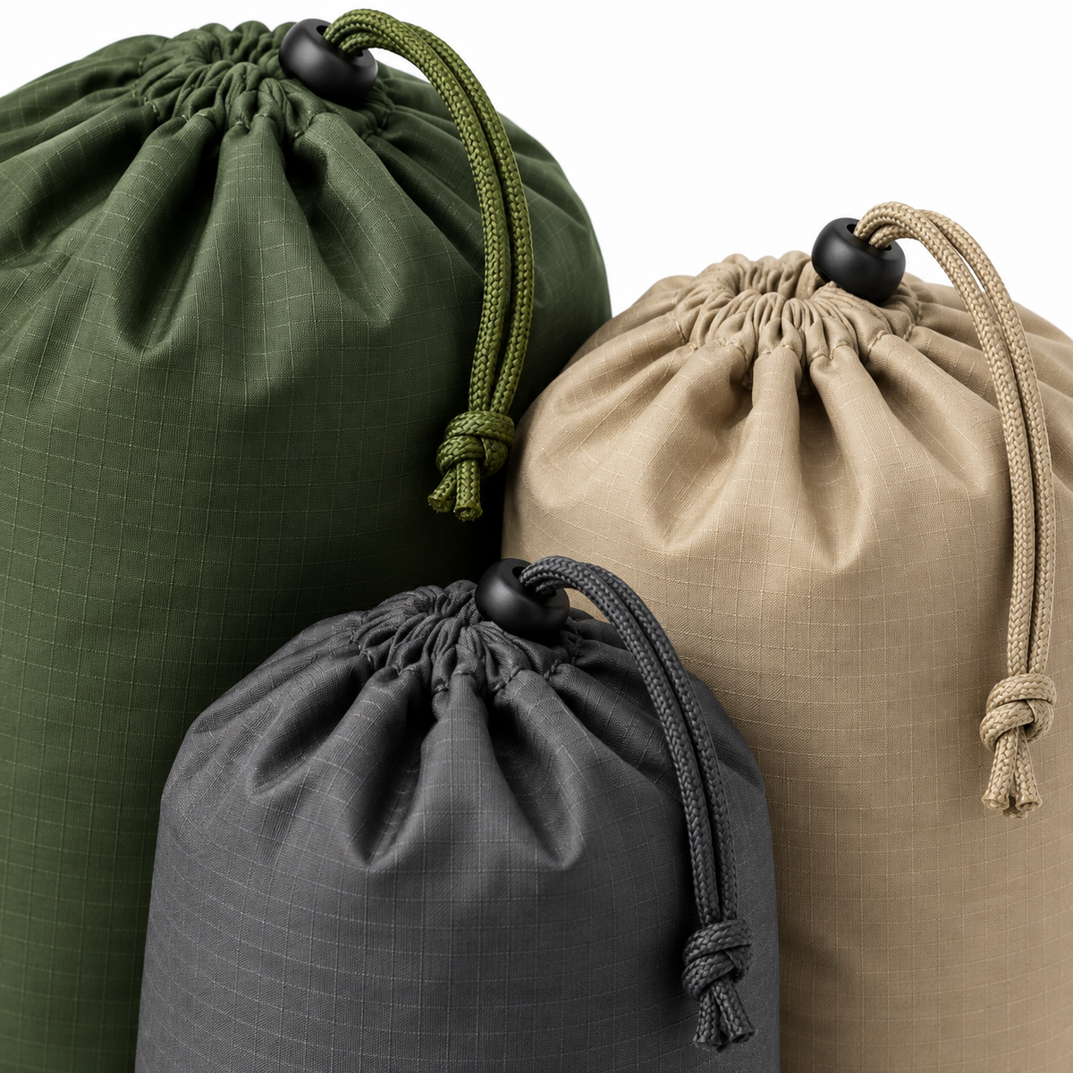 Drawstring Storage Sack Set