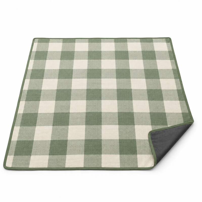Gingham Foldable Picnic Mat