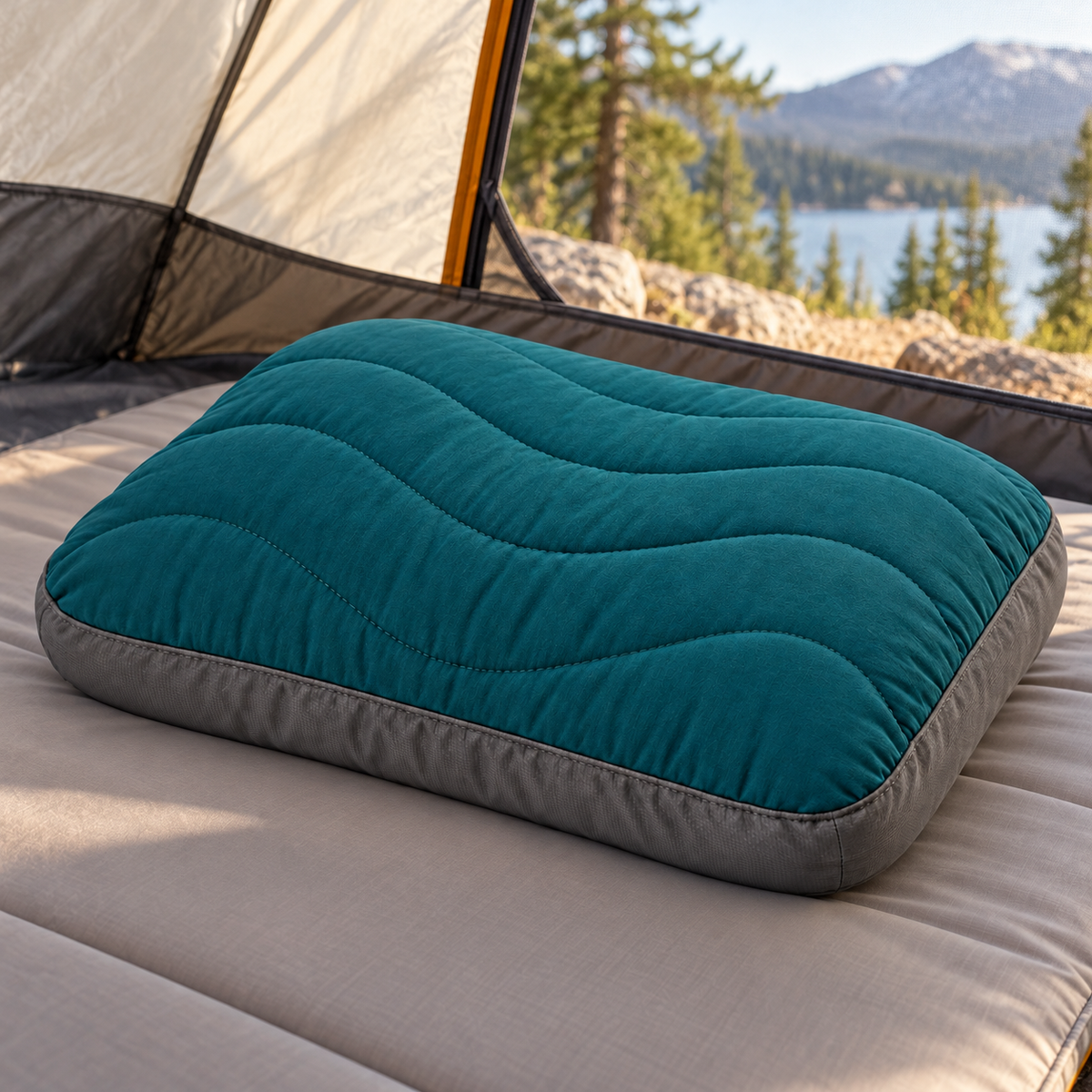 Quilted Camping Pillow